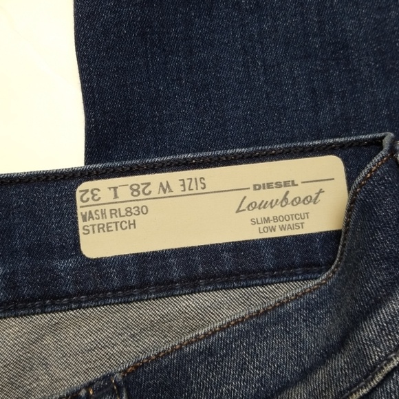Diesel slim bootcut louvboot Jean's size 28 - Picture 3 of 7